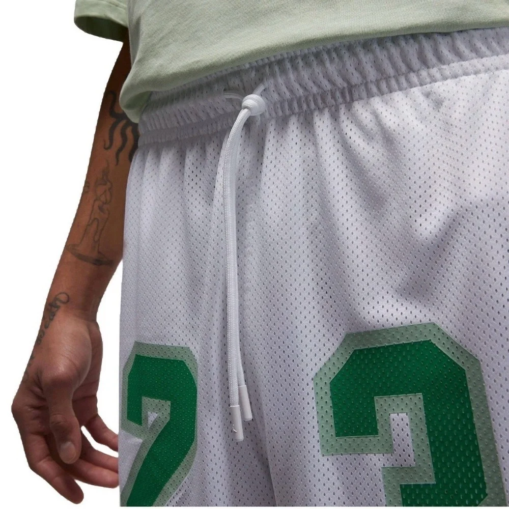 NEW NIKE MEN'S JORDAN ESSENTIALS GRAPHIC MESH SHORTS DX9671-100 EXTRA LARGE XL